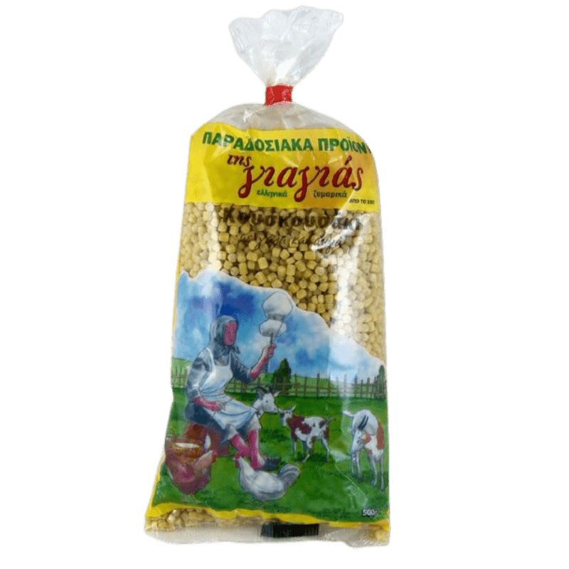 Kouskousaki (500g) Tis Giagias von Tis Giagias bei Araxxon  - Hochwertiges griechisches Produkt.   Kouskousaki (500g) Tis Giagias από Tis Giagias στο Araxxon  - Αυθεντικό ελληνικό προϊόν.